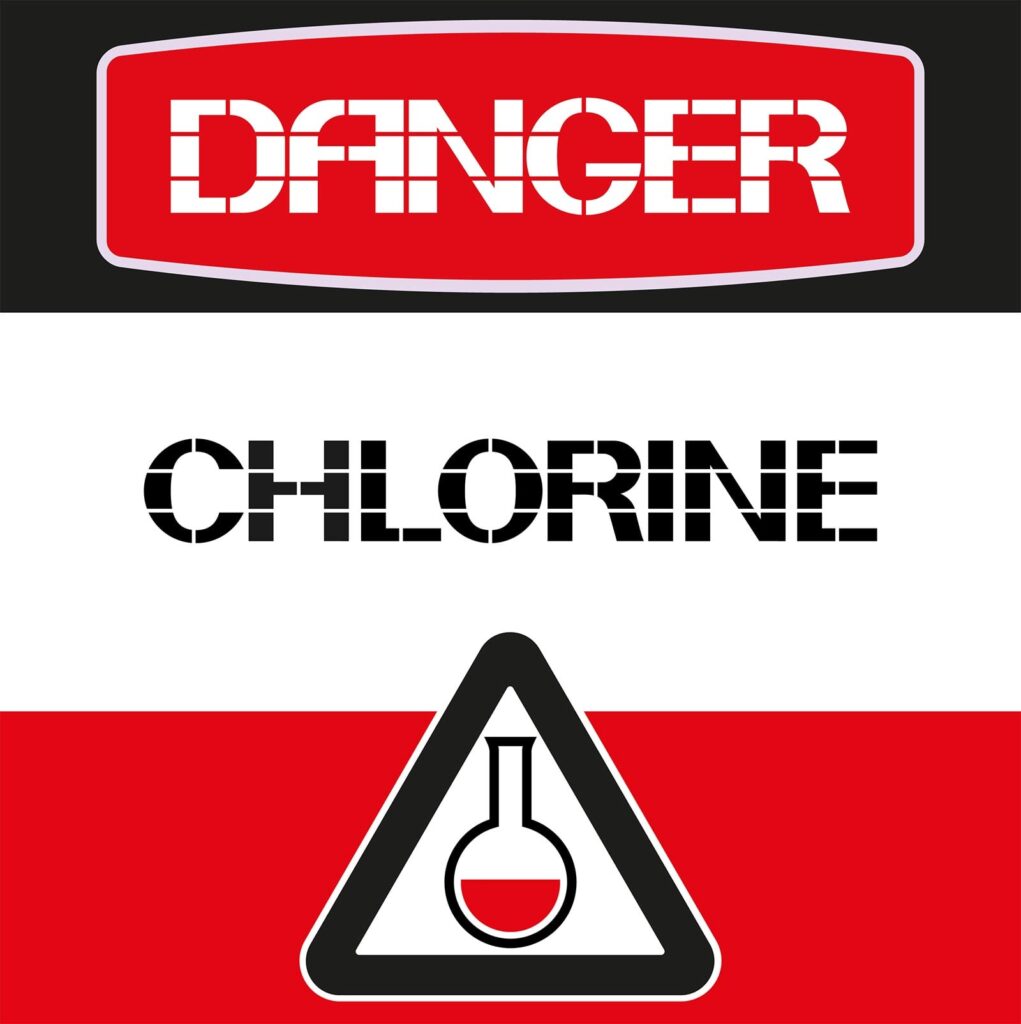 Chlorine Danger Sign