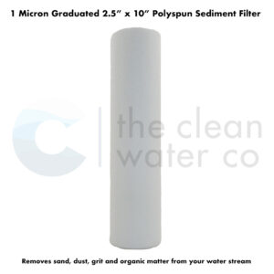 2.5 x10 1um graduated polyspun sediment