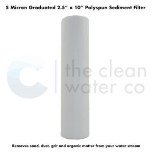 2.5 x10 5um graduated polyspun sediment