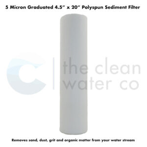 4.5 x20 5um graduated polyspun sediment